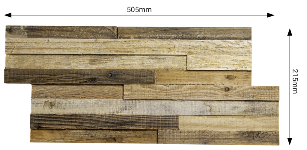 Wow Wood Stripes Dimensions
