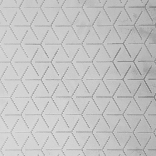 Fabric Line Cube Velvet Pearl