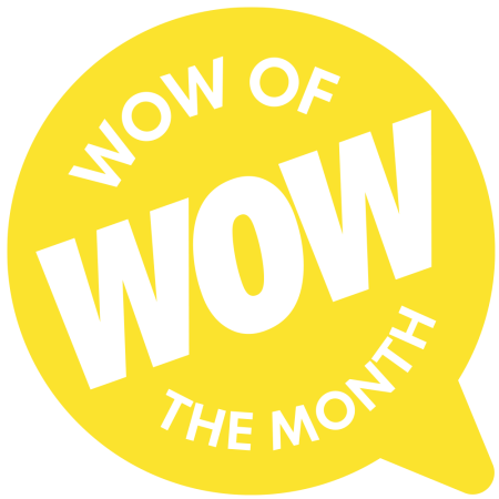 Wow Of The Month Logo Yellow